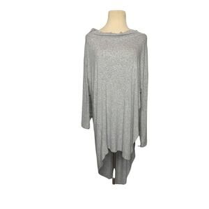 We The Free 3/4 sleeves asymmetrical off shoulder oversize tunic top size XS